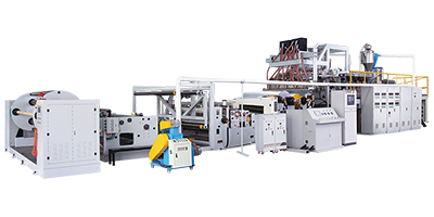 Coextrusion Line, Extrudes Multi-layer Cast Film